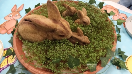 Grupa IV Zabawy z zajączkiem wielkanocnym